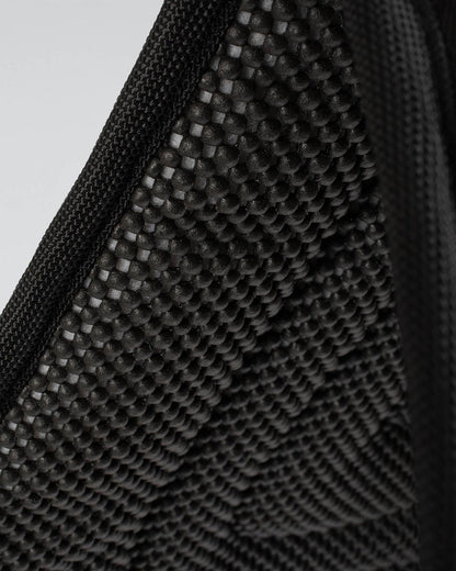 Black Anti-Slip Airflow Shockproof Racing Saddle Pad Texture Close-Up: Equiflair Training Equipment