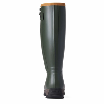 Ariat Women's Burford Zip Insulated Olive Wellington Boots - Waterproof Winter Wellies for Women