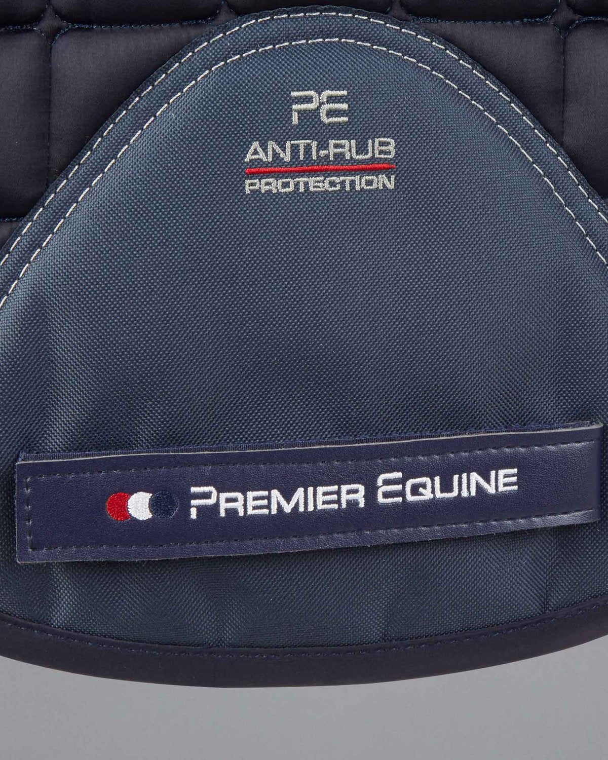 Premier Equine Armada Navy Jump Square Saddle Pad: Anti-Rub Protection, Equestrian Gear