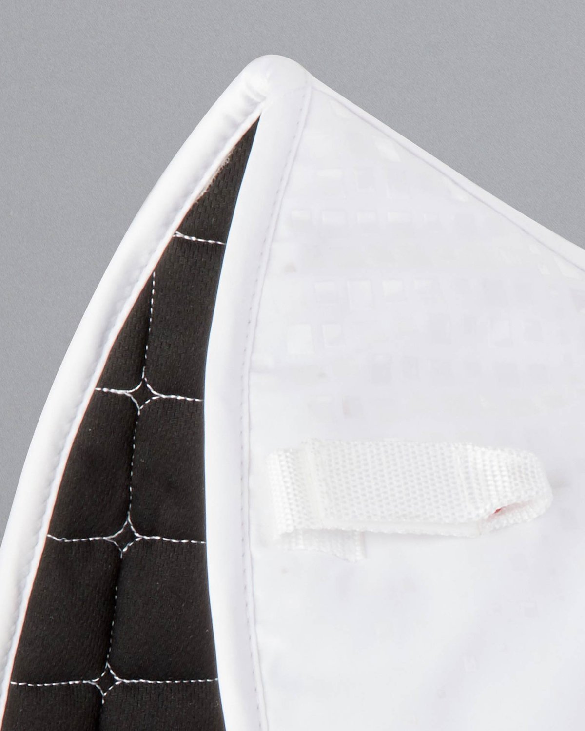 Premier Equine Armada White Dressage Saddle Pad: Close Contact, Quilted, Anti-Slip