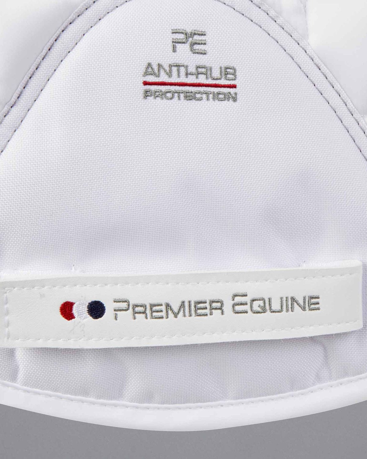Premier Equine White Dressage Saddle Pad - Anti-Rub Protection, Close Contact, Equestrian Gear
