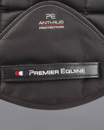 Premier Equine Black GP/Jump Saddle Pad: Anti-Rub Protection | Shop Now!