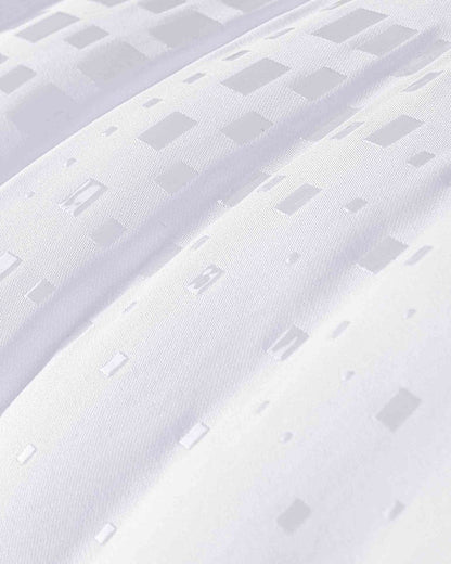 Premier Equine Armada White GP/Jump Close Contact Saddle Pad - Quilted Design