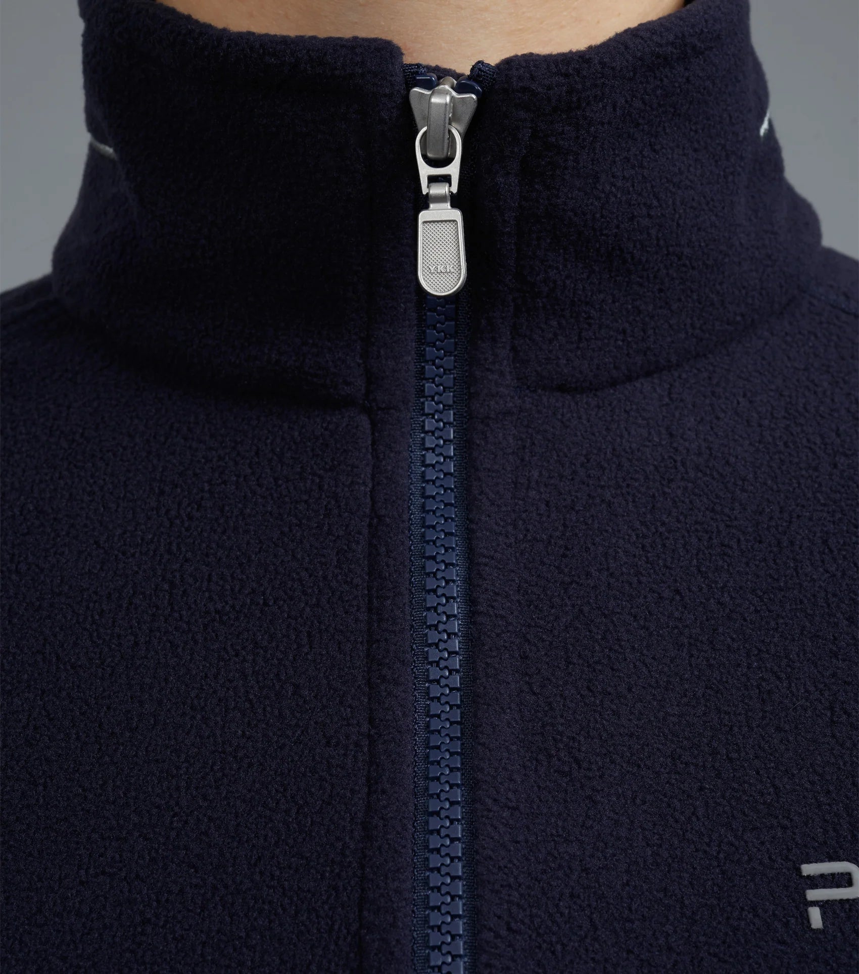 PREMIER EQUINE Ascendo Navy Microfleece Riding Top - Zipped Equestrian Clothing
