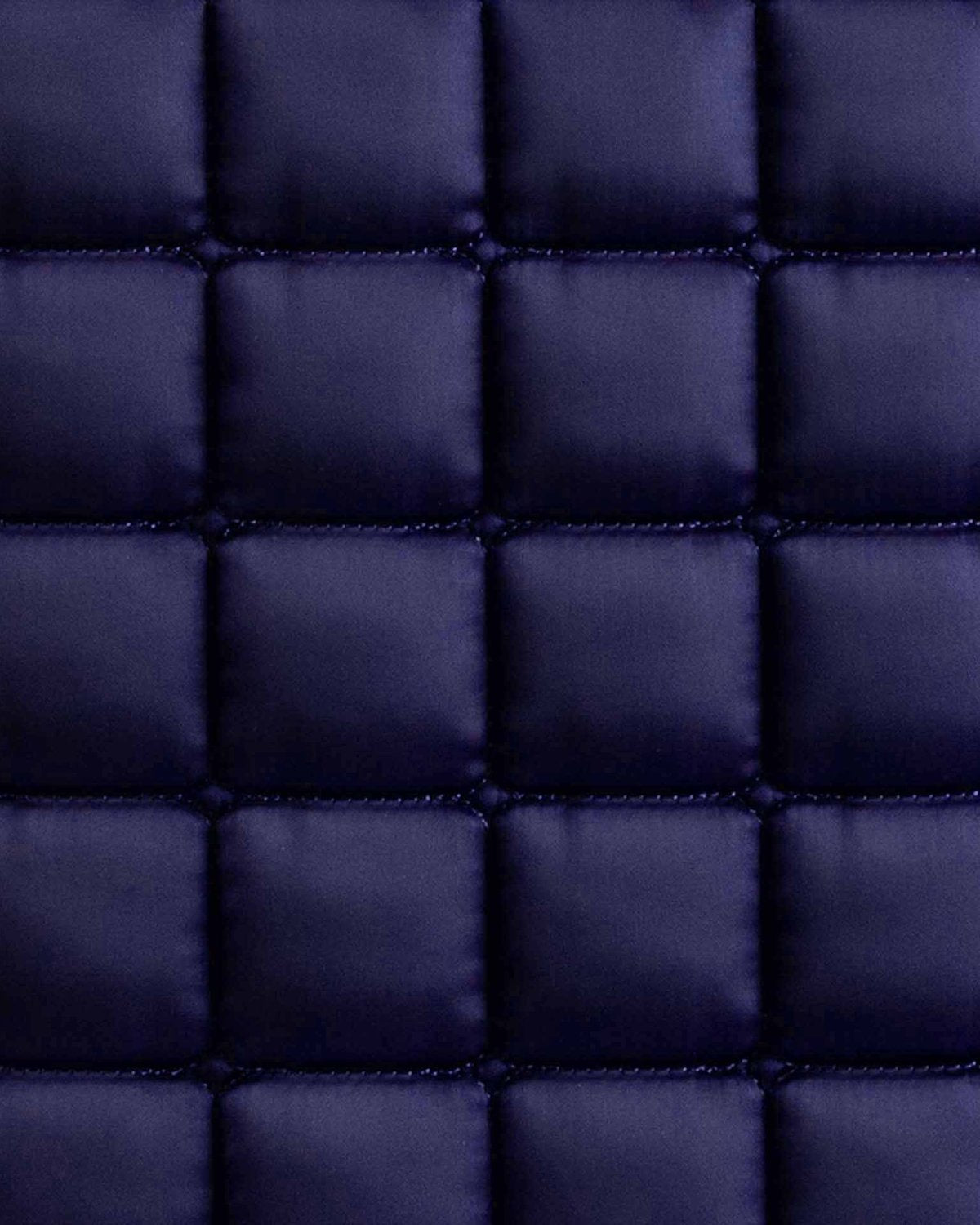Premier Equine Atlantis Navy Quilted Dressage Saddle Pad - Satin Wool Design