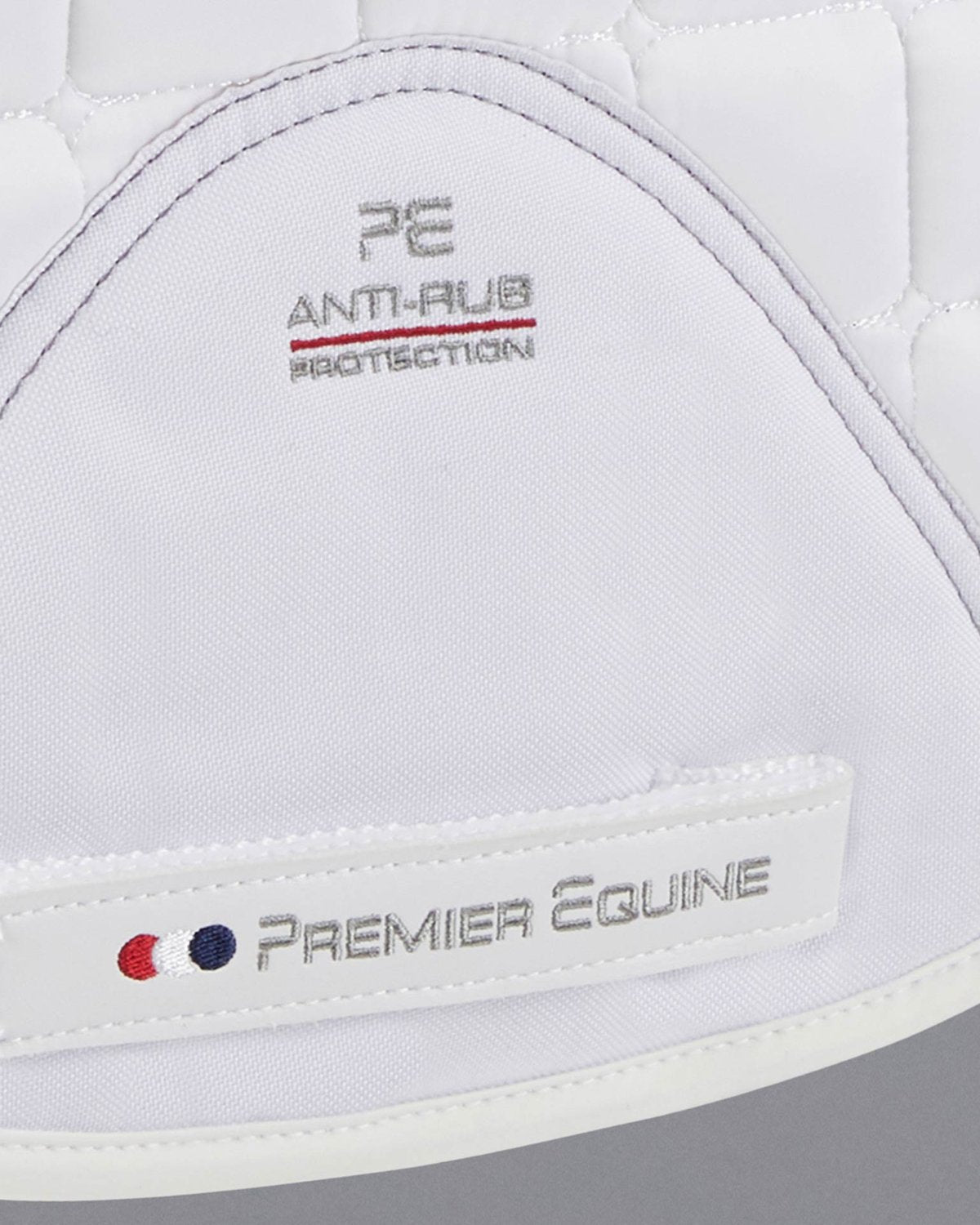 PREMIER EQUINE Dressage Saddle Pad - White Wool Anti-Rub Pad - Equiflair