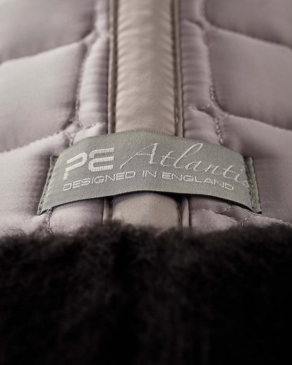 PREMIER EQUINE ATLANTIS Saddle Pad: Luxurious Satin & Wool GP/Jump Design