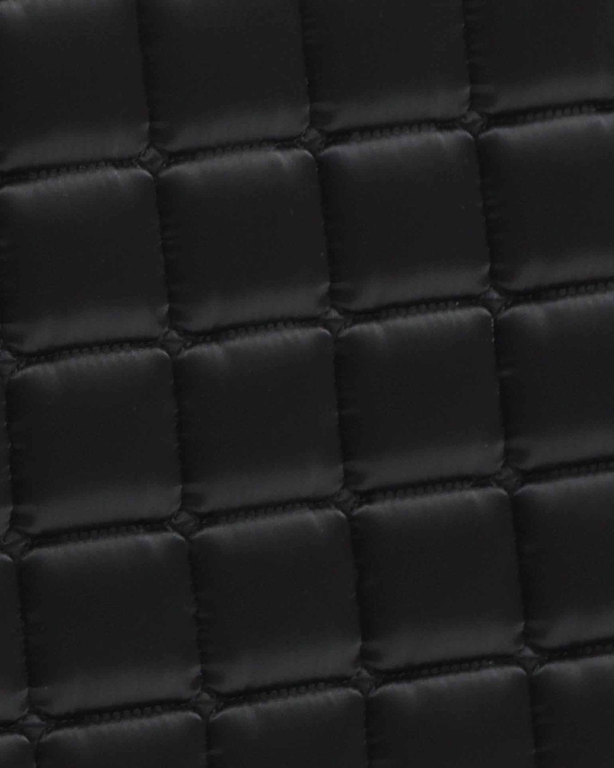 Premier Equine Black Quilted Dressage Square Saddle Pad - Anti-Slip, Satin Finish