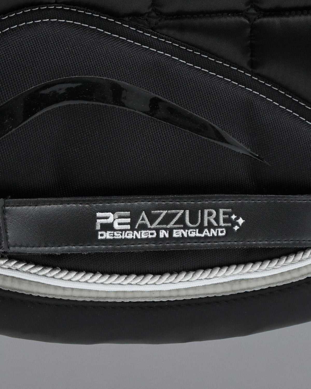 Premier Equine Azzure Black Satin Dressage Saddle Pad. Designed in England