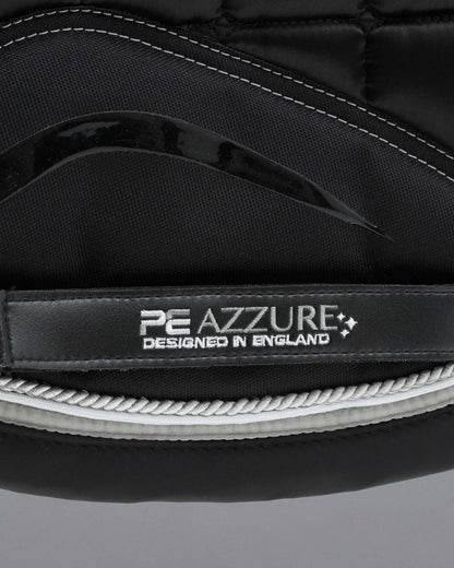 Premier Equine Azzure Black Satin Dressage Saddle Pad. Designed in England