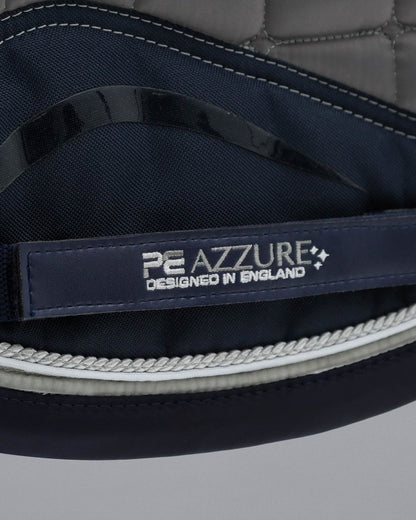 PE Azzure Dressage Saddle Pad - Grey: Premium Equestrian Saddle Pad, Designed in England