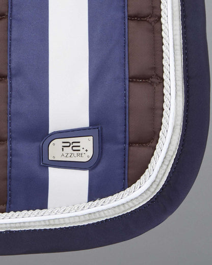 Premier Equine Azure Anti-Slip GP/Jump Saddle Pad - Brown | Equestrian Sport
