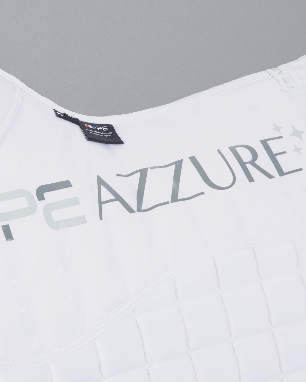 Premier Equine Azzure White GP/Jump Square Saddle Pad - Equiflair