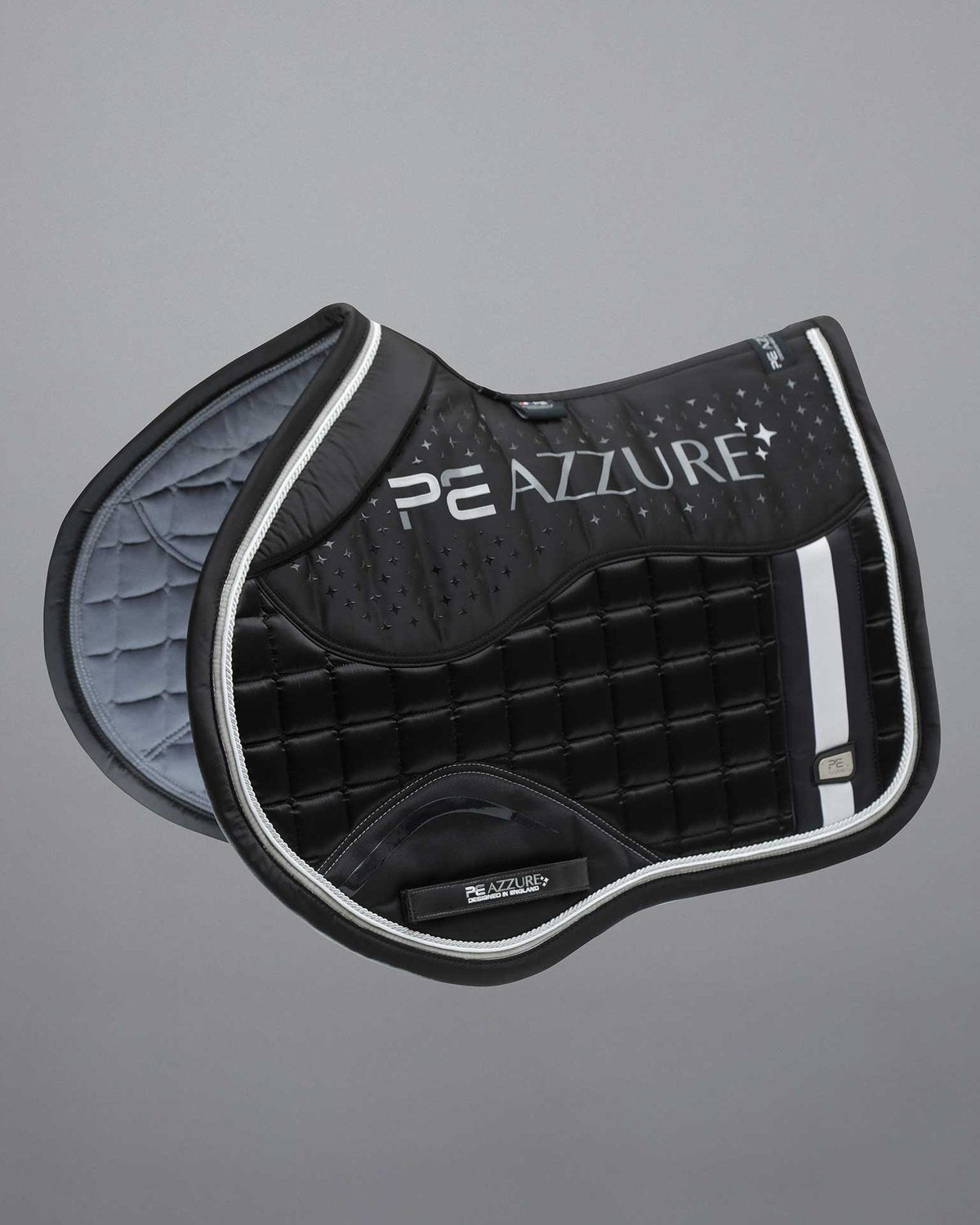 Premier Equine Azzure Anti-Slip Black Saddle Pad - GP/Jump Square | Horse Tack