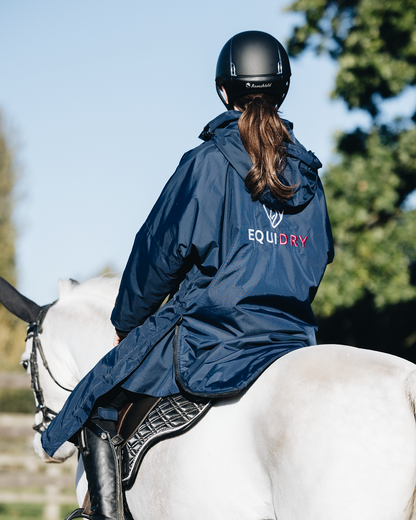 EQUIDRY Evolution Children's Thick Fleece Navy/Raspberry