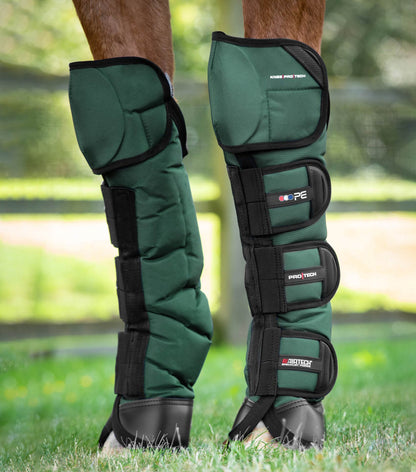 Premier Equine Ballistic Knee Pro-Tech Green Horse Travel Boots | Equiflair