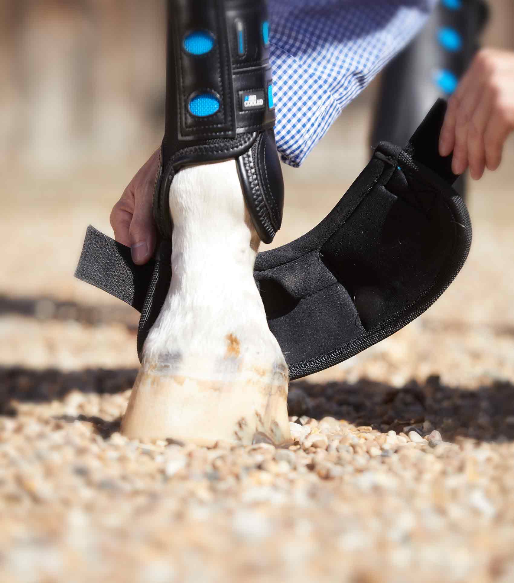 Premier Equine Ballistic No-Turn Over Reach Boots Black