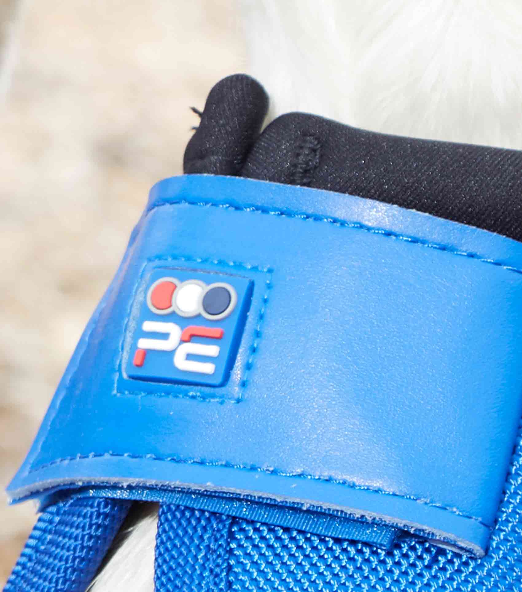 Premier Equine Ballistic No-Turn Over Reach Boots Royal Blue