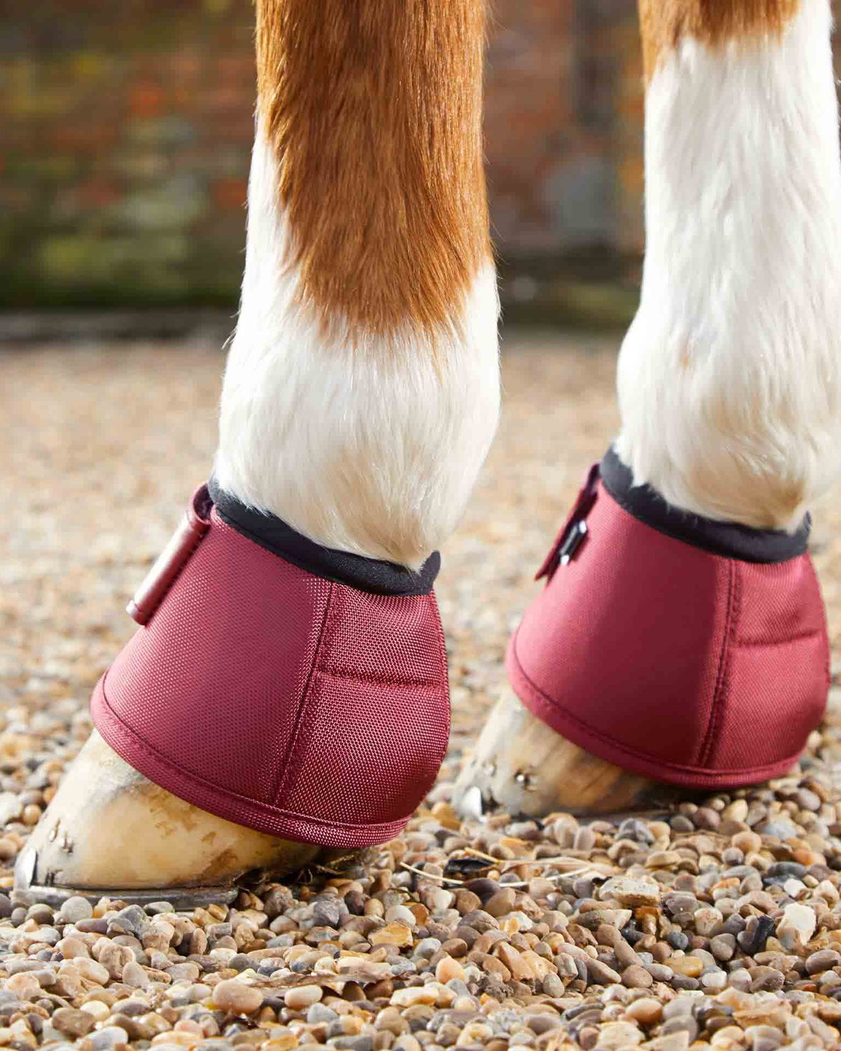Premier Equine Ballistic No-Turn Over Reach Boots Burgundy