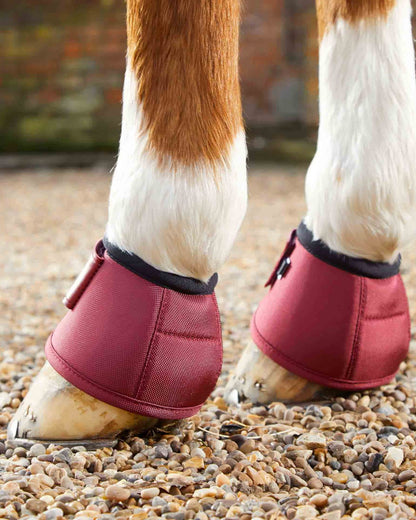 Premier Equine Ballistic No-Turn Over Reach Boots Burgundy