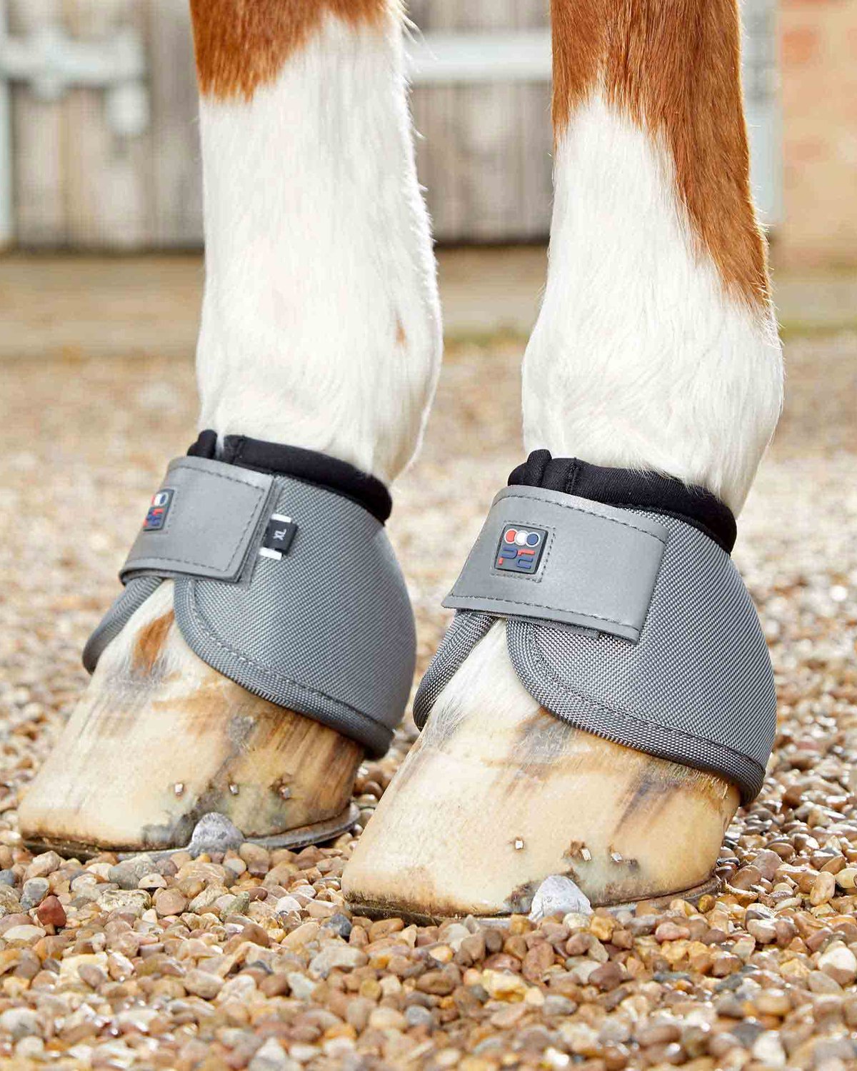 Premier Equine Ballistic No-Turn Over Reach Boots Grey