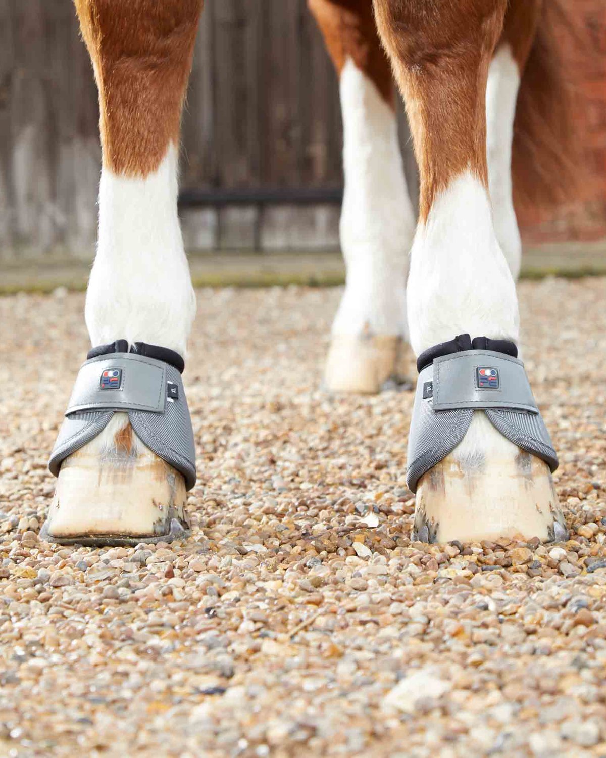 Premier Equine Ballistic No-Turn Over Reach Boots Grey