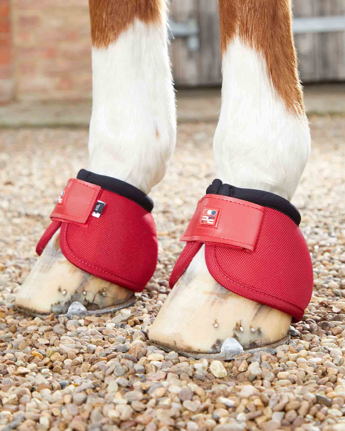 Premier Equine Ballistic No-Turn Over Reach Boots Red