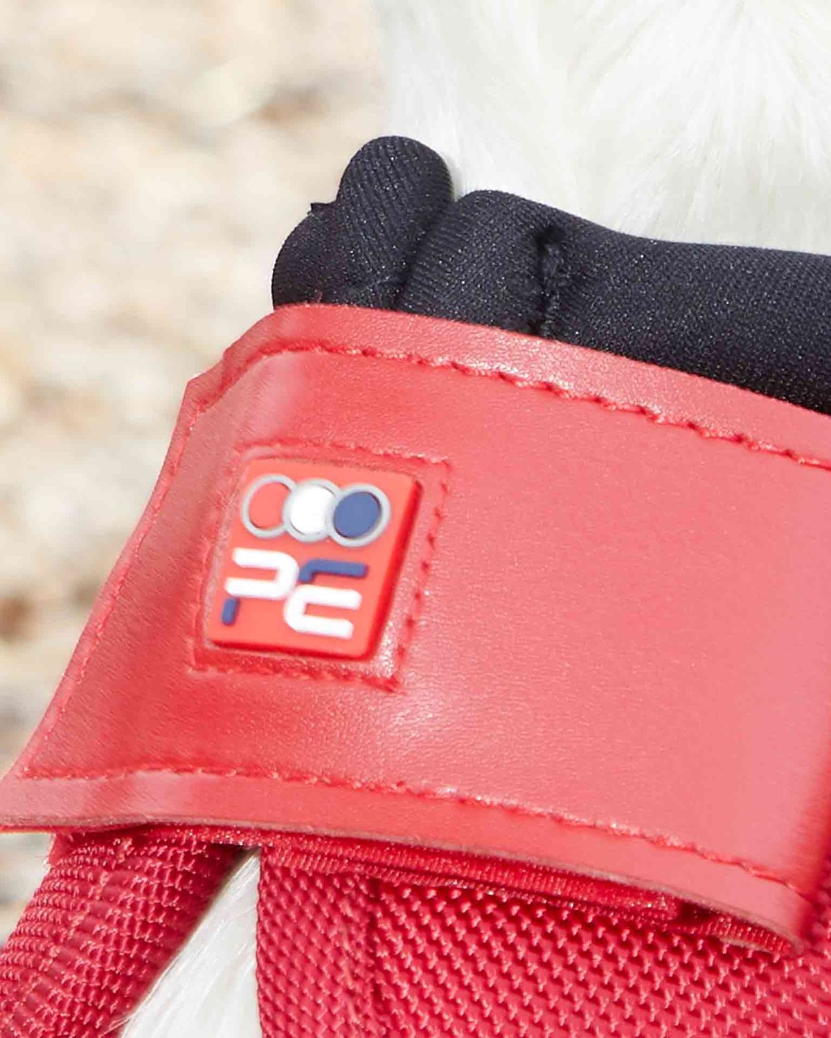 Premier Equine Ballistic No-Turn Over Reach Boots Red