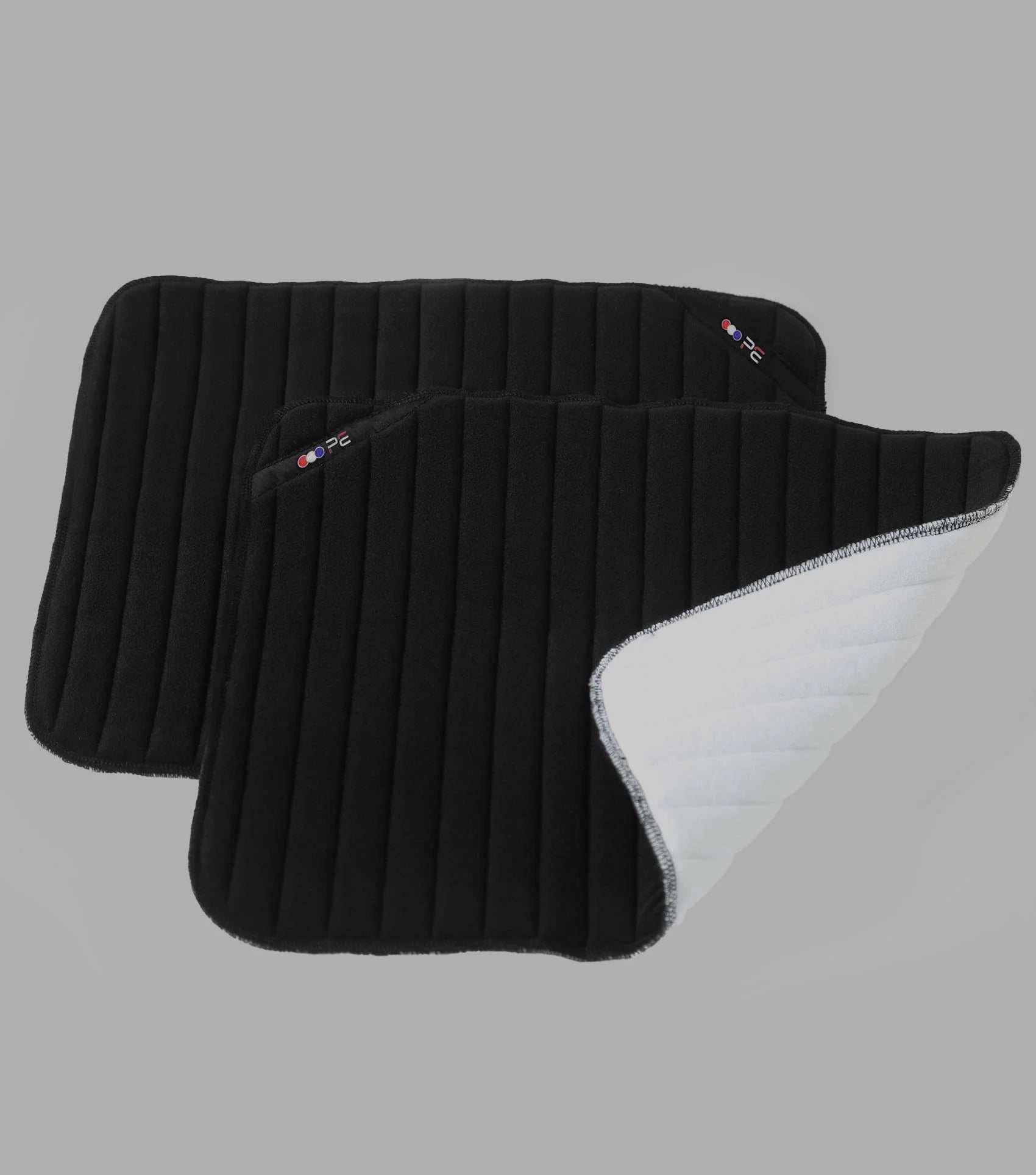 Premier Equine Black Horse Bandage Pads from Equiflair - Soft, Absorbent Leg Wraps