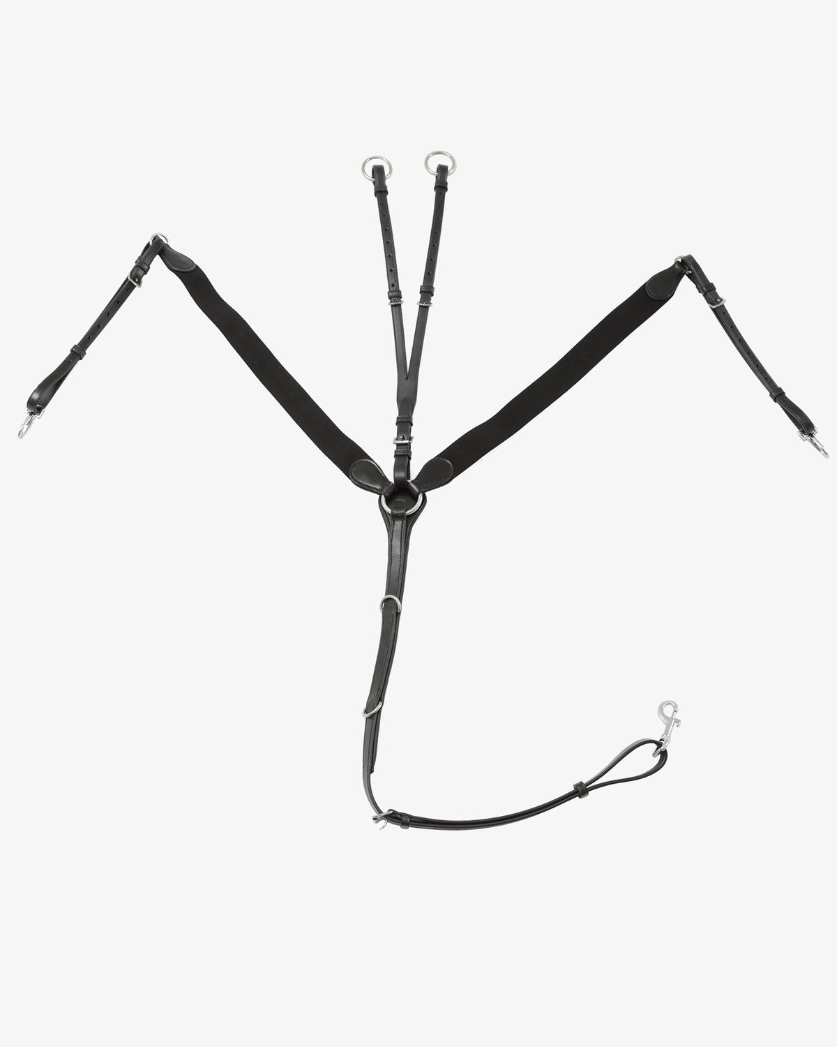 Premier Equine Baressa Elastic Jumping Breastplate Black