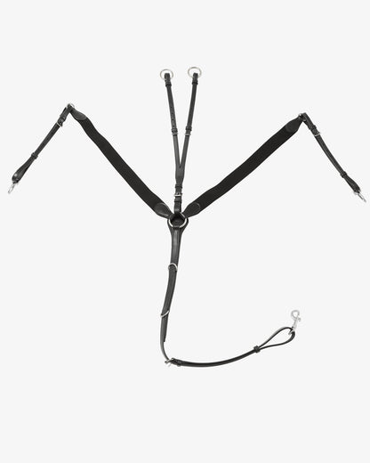 Premier Equine Baressa Elastic Jumping Breastplate Black