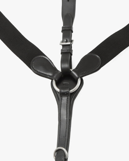 Premier Equine Baressa Elastic Jumping Breastplate Black
