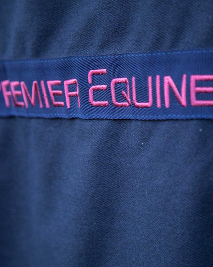 Premier Equine Barrasso Stable Sheet Navy - Equiflair, protective horse rug for stable and turnout