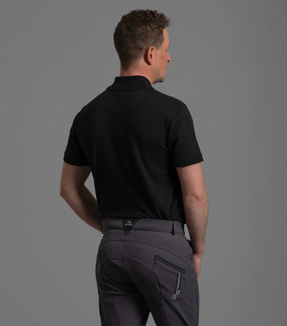 Premier Equine Barusso Men's Gel Knee Breeches - Anthracite Riding Pants for Equestrian Sports, Stylish & Comfortable Fit