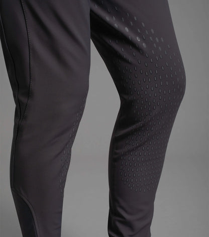 PREMIER EQUINE Barusso Men's Gel Knee Riding Breeches Anthracite | Athletic Equestrian Apparel