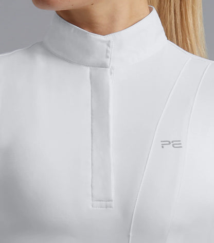 Premier Equine White Equestrian Show Shirt - Ladies' Competition Apparel