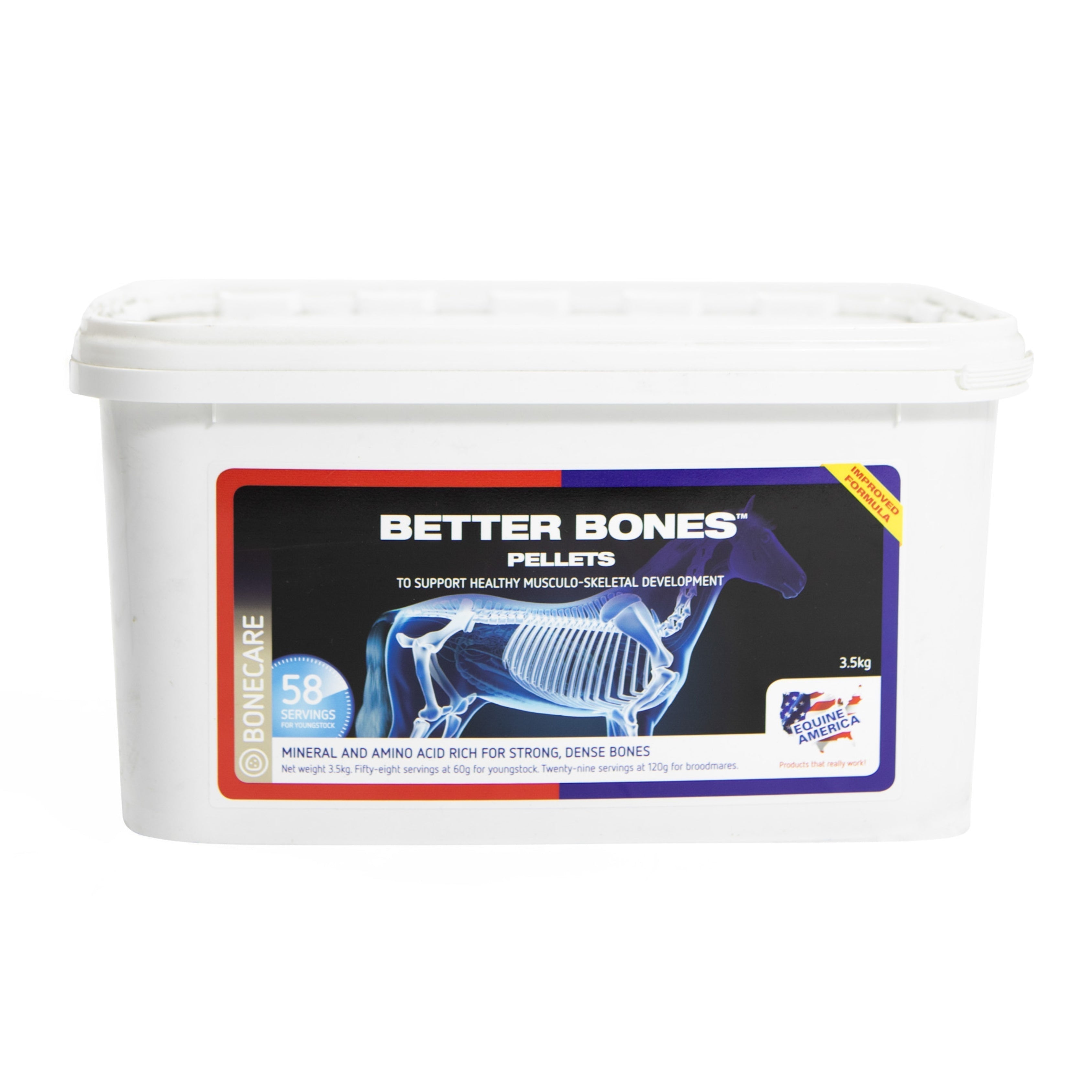 Equine America Better Bones Horse Supplement Pellets for Bone Health