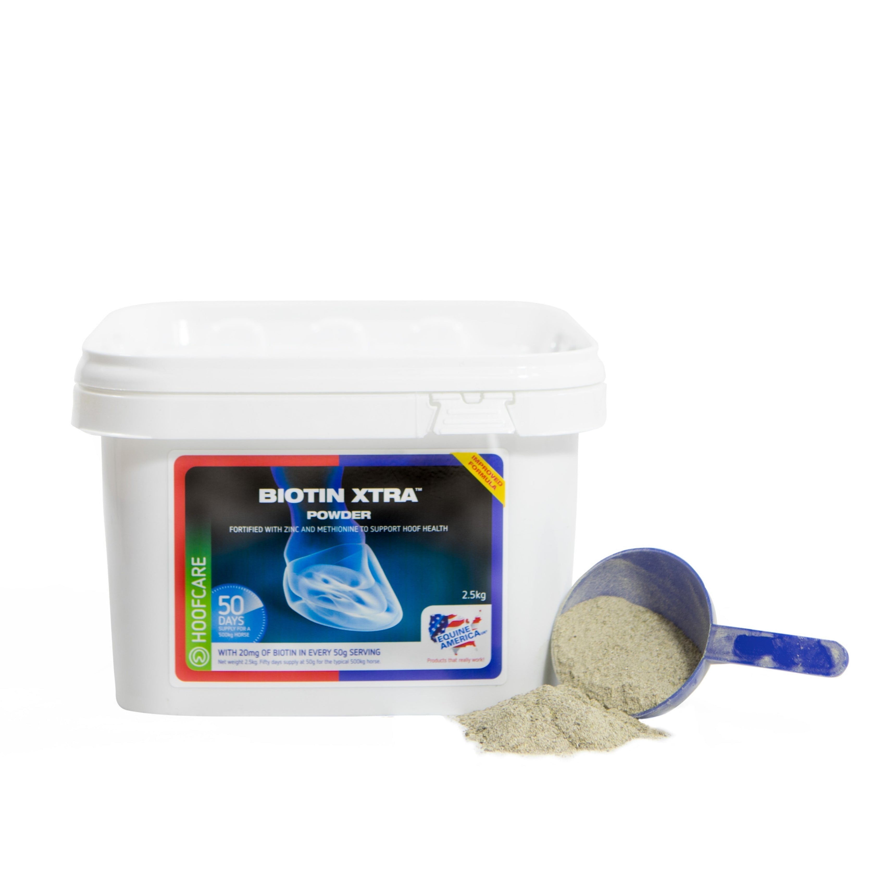 Equine America Biotin Xtra 2.5kg Horse Hoof Supplement Powder