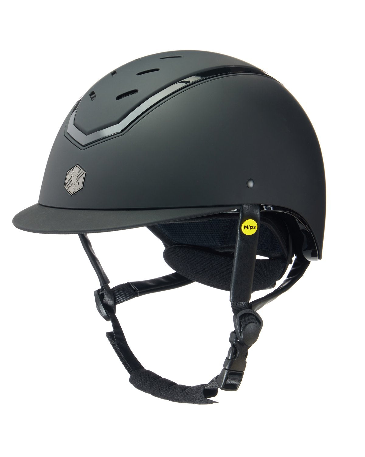Charles Owen Kylo EQx Helmet with MIPS Black Matte/Black Gloss - Riding Helmet location-109746323830-outofstock…