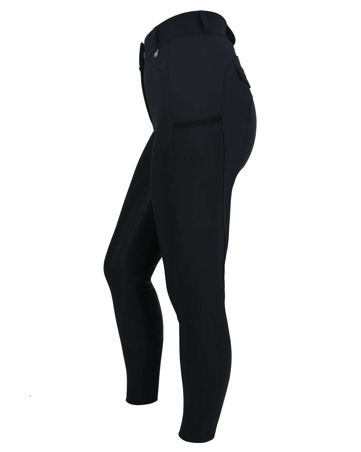Woof Wear Hybrid Riding Tights - Full Seat Black | Equestrian Apparel