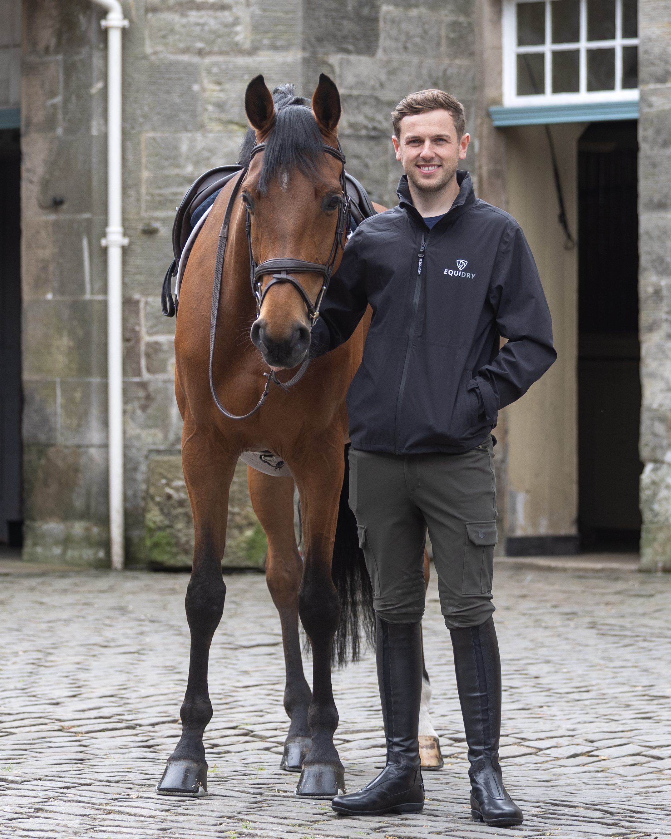 EQUIDRY Nimbus Pack Away Jacket Men's Black
