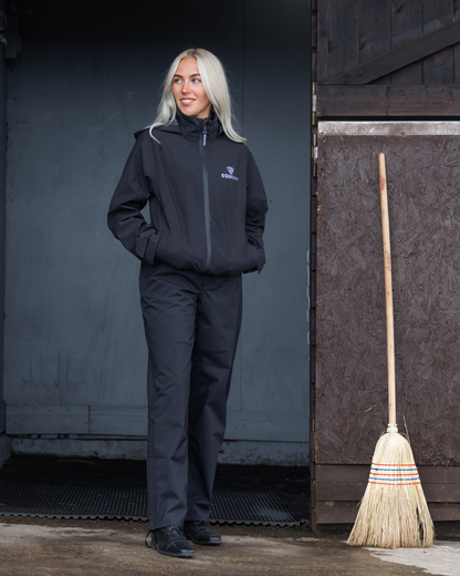 EQUIDRY Nimbus Waterproof Pack Away Jacket Women's Black
