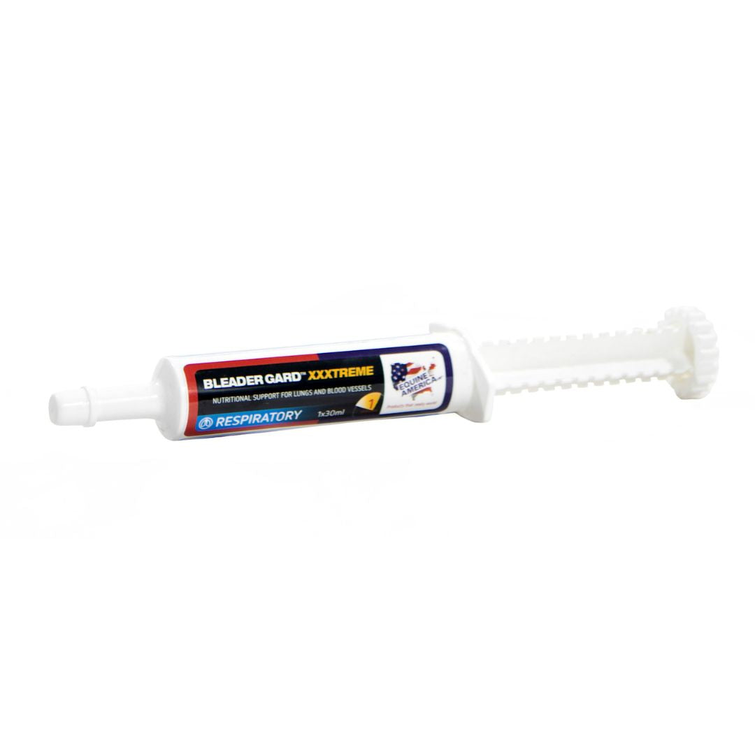 Equine America Bleader Gard Xxxtreme horse respiratory support paste supplement