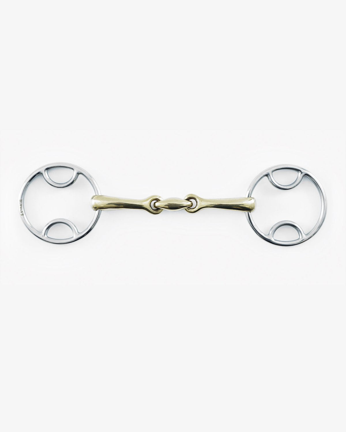Brass Alloy Bevel Horse Bit with Lozenge and Loose Ring - Premier Equine