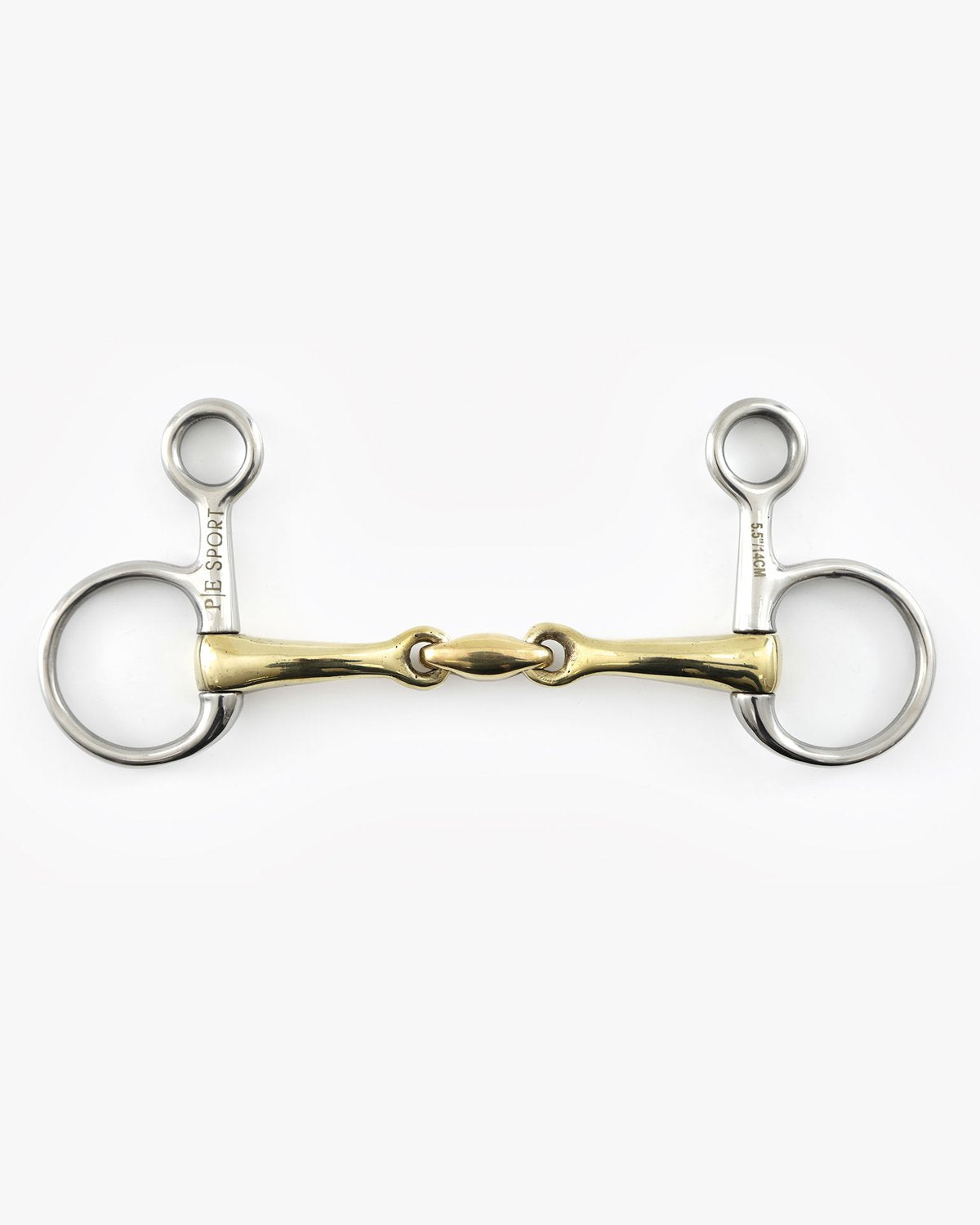 Premier Equine Brass Hanging Cheek Horse Bit with Lozenge | Equine Tack
