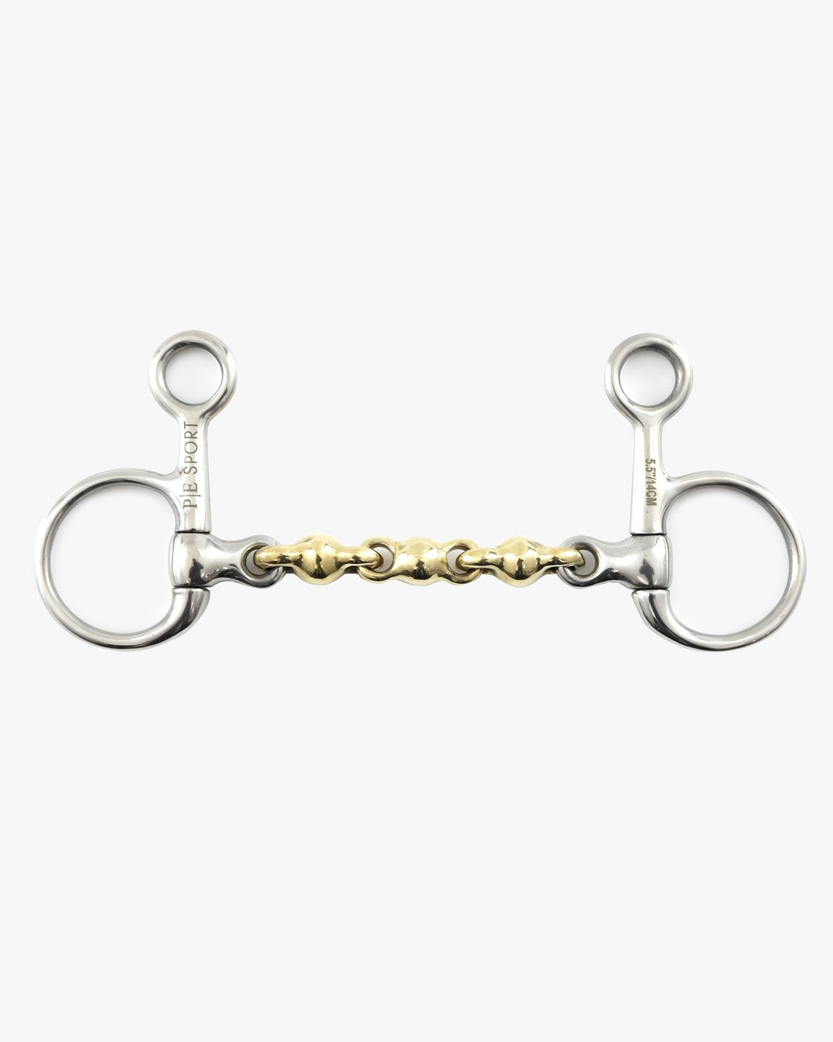 Brass Alloy Waterford Mouth Horse Bit - Hanging Cheek - Equiflair