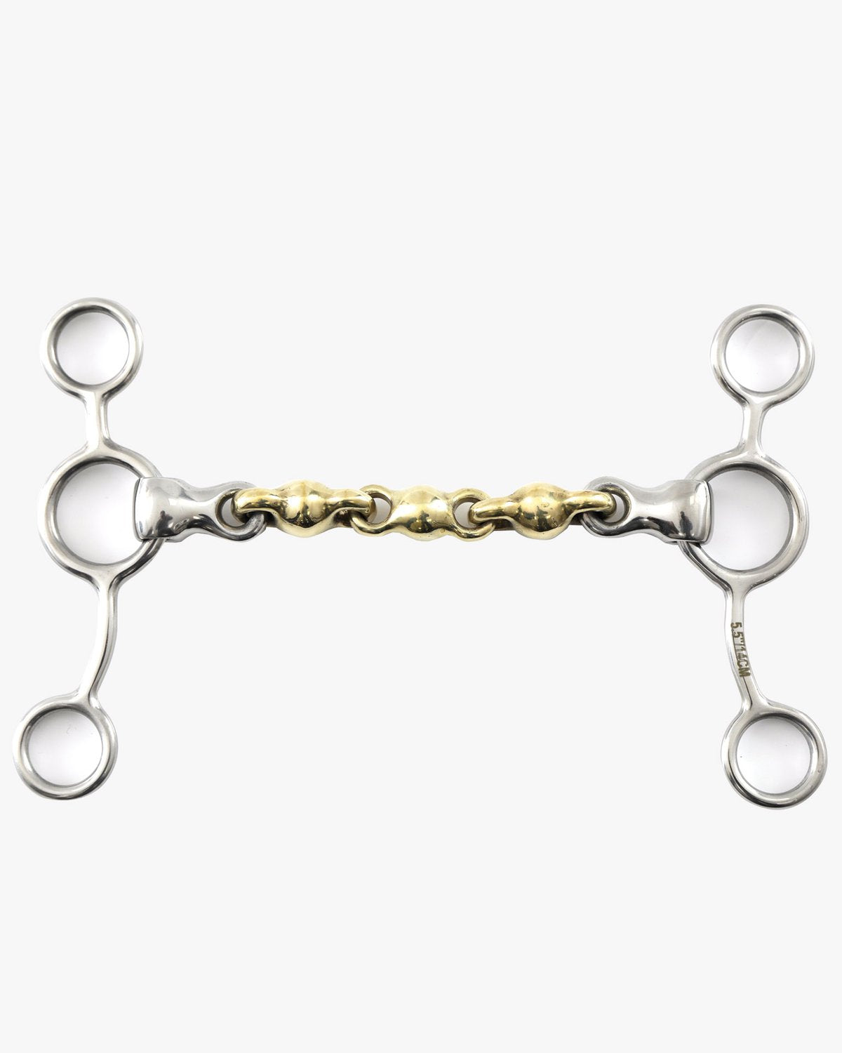 Premier Equine Brass Alloy Tom Thumb Bit with Waterford Mouth | Horse Bit