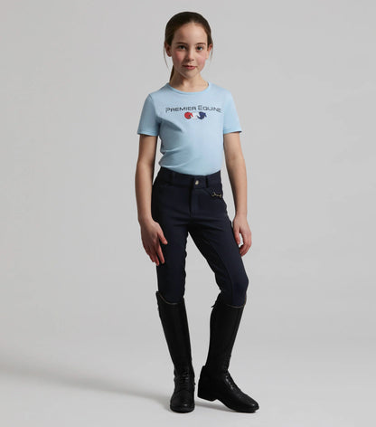Premier Equine Brava Girls Full Seat Gel Riding Breeches - Equestrian Apparel