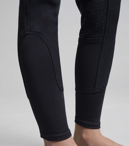 Premier Equine Brava Girls Navy Riding Breeches with Full Seat Gel - Equestrian Apparel