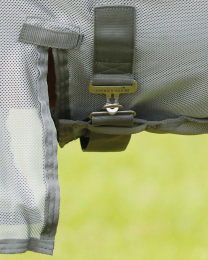 Premier Equine Combo Bug Buster Fly Rug Silver - Horse Fly & Insect Protection